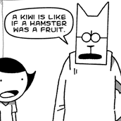 A kiwi is like if a hamster was a fruit