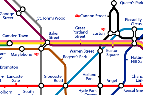 Tube Station Poster Game